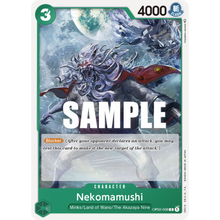 Nekomamushi OP02-038