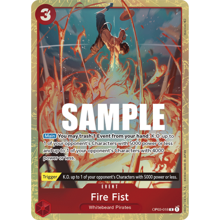 Fire Fist OP03-018 ALT V2