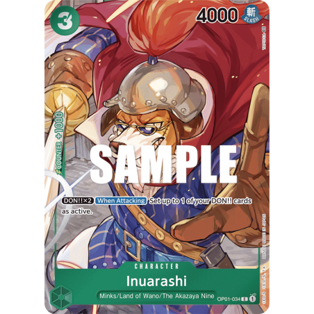 Inuarashi OP01-034 ALT V2