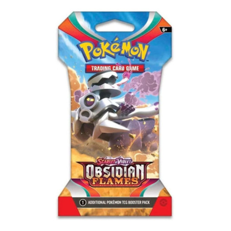 Llamas Obsidianas Sobre Blister Pokemon TCG
