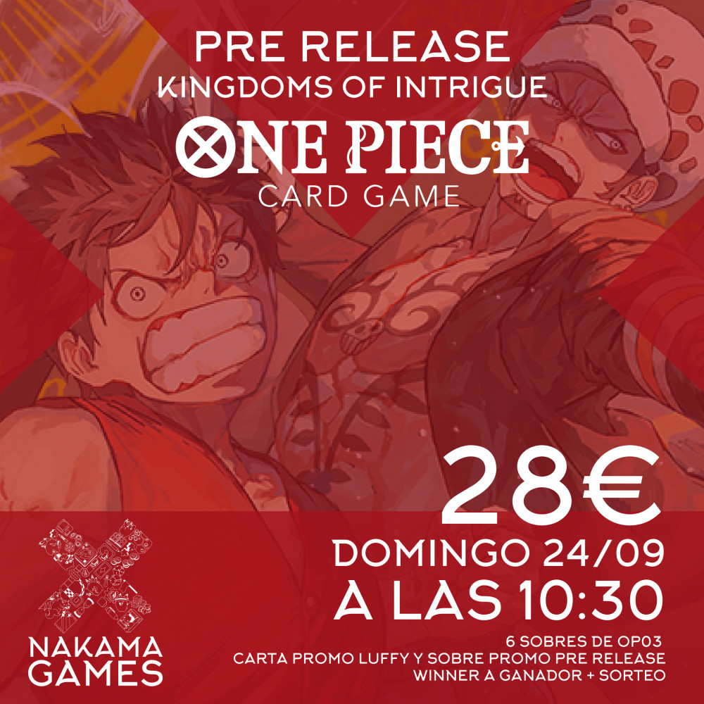 Torneo Pre Release One Piece 24/09