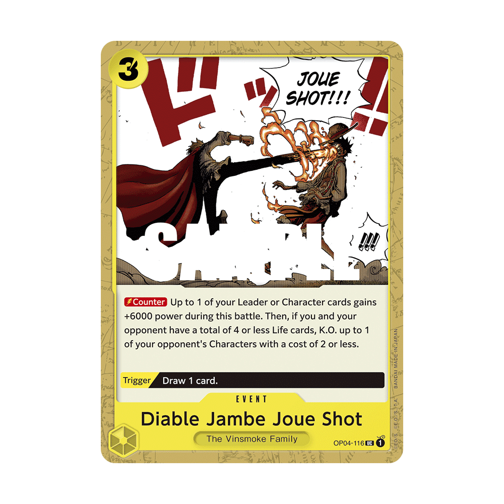 Diable Jambe Joue Shot OP04-116