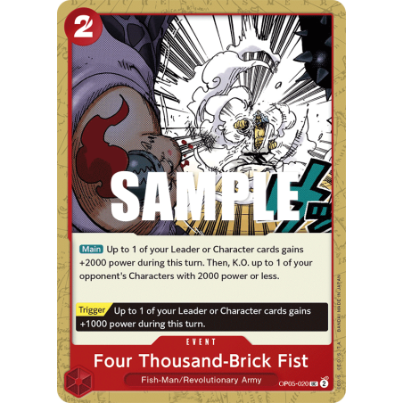 Four Thousand-Brick Fist OP05-020