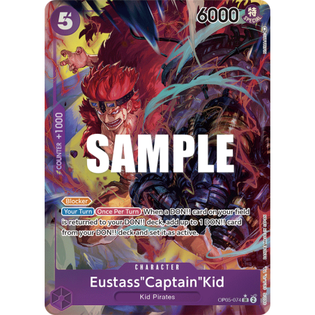 Eustass"Captain"Kid OP05-074 ALT V2