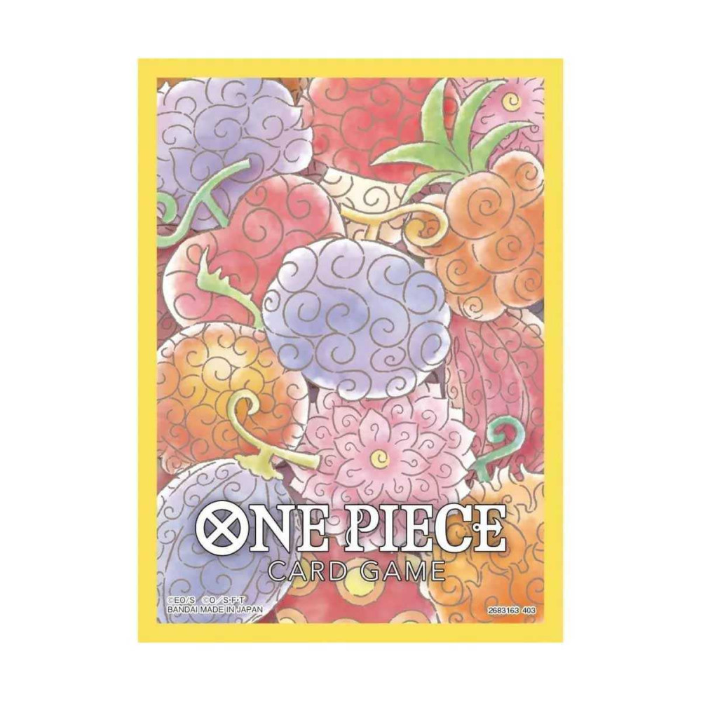 70 Fundas Oficiales Devil Fruit One Piece Card Game