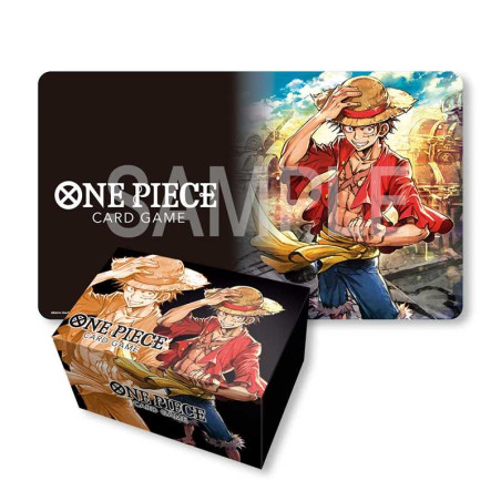 Tapete y Caja de Luffy One Piece Card Game