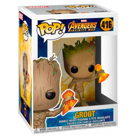Funko POP! 416 Avengers Infinity War Groot with Stormbreaker