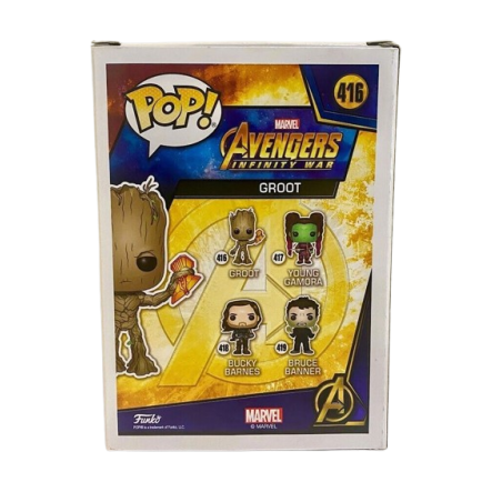 Funko POP! 416 Avengers Infinity War Groot with Stormbreaker