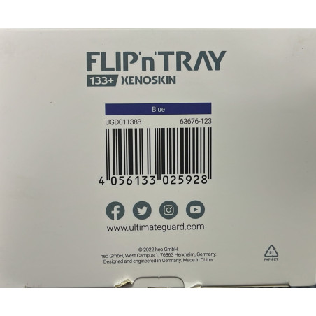 Deck case Flip’n’Tray 133 Azul