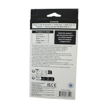 Starter Deck Smoker ST19 One Piece Card Game