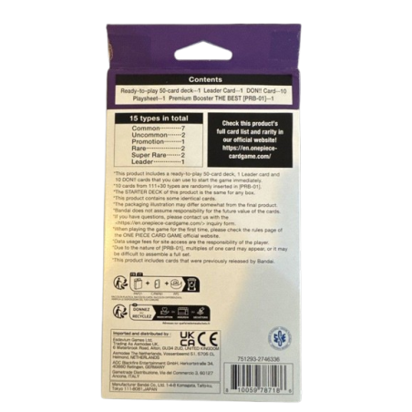 Starter Deck Monkey D. Luffy ST18 One Piece Card Game