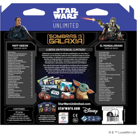 Sombras de la Galaxia Starter Star Wars Unlimited