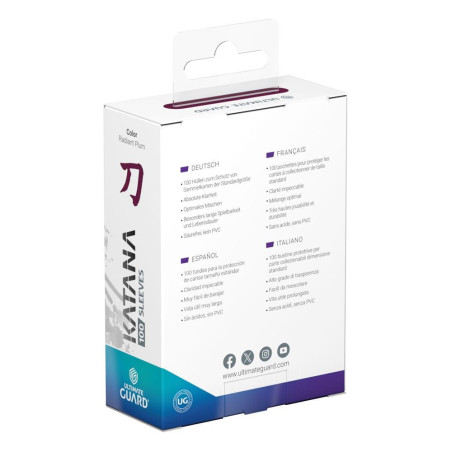 Fundas Ultimate Guard Katana Estandar (100) Radiant Plum