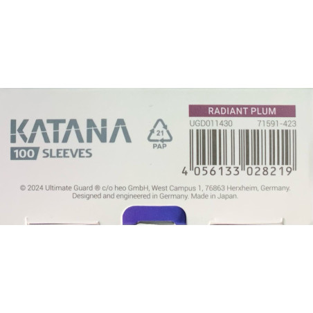 Fundas Ultimate Guard Katana Estandar (100) Radiant Plum