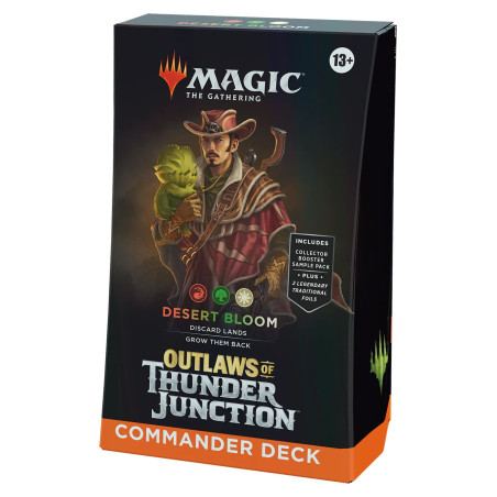 Desert Bloom Outlaws of Thunder Junction Mazo de Commander (Inglés)