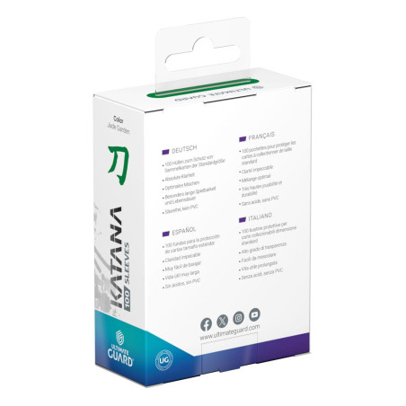 Fundas Ultimate Guard Katana Estandar (100) Jade Garden