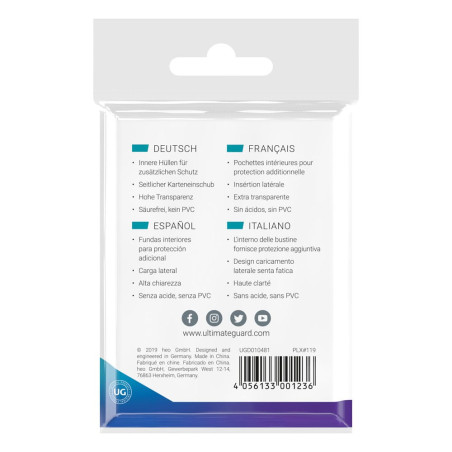 Fundas Standar Ultimate Guard Precise Fit Side-Loading (100)