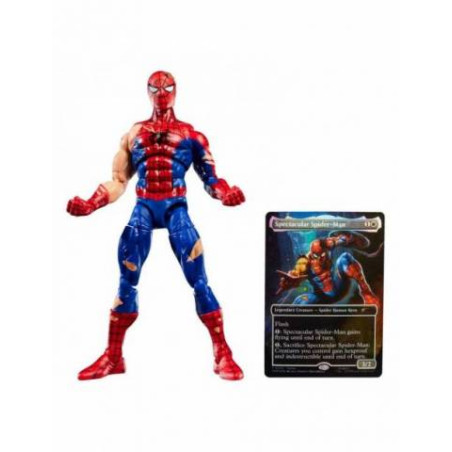Marvel Legends Magic: The Gathering Figura Battle Damaged Spider-Man