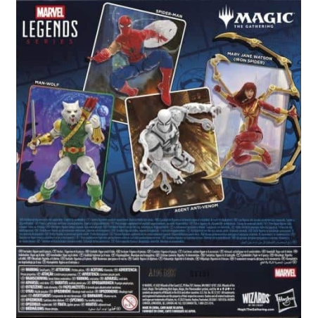 Marvel Legends Magic: The Gathering Figura Battle Damaged Spider-Man