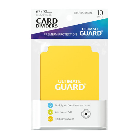 Card Dividers Standard (10) - Amarillo